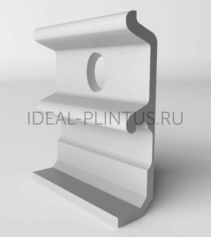 Ideal — ПВХ Крепеж для вспененного плинтуса Classic Soft-80 (60шт/1уп)