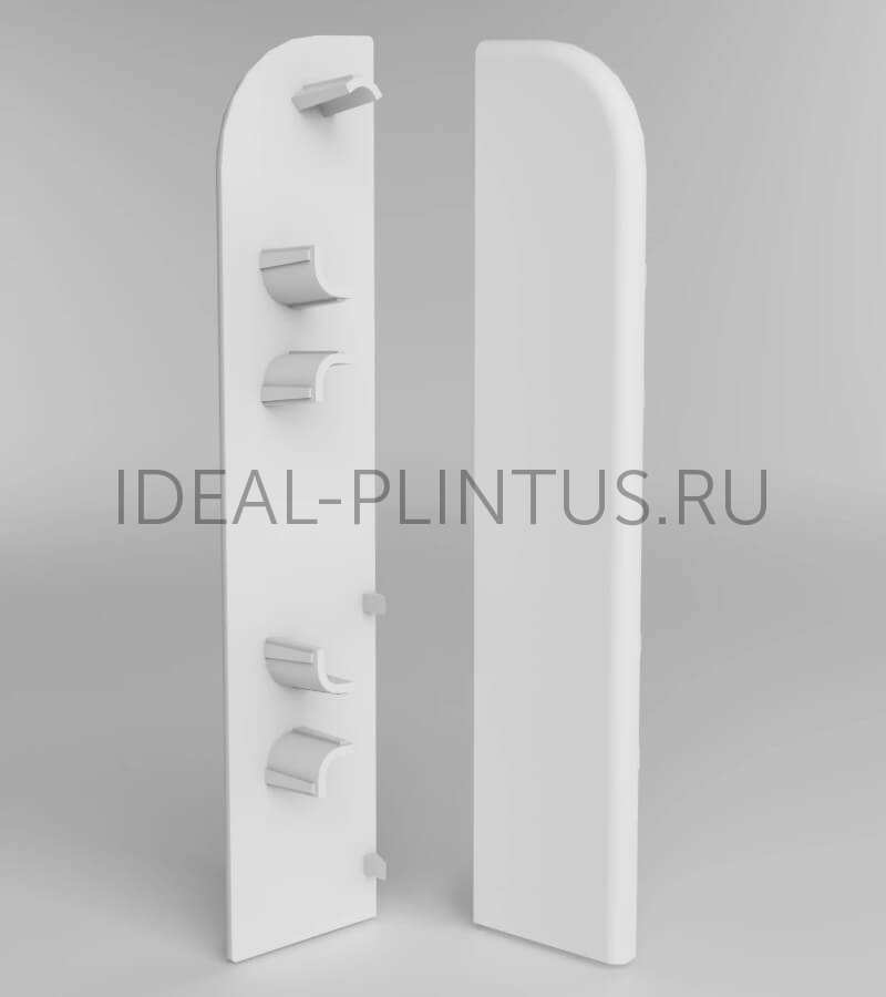 Ideal — Заглушки Фур.Classic Soft-80 Венге 10 шт/уп (КлсСофт80 226 ВНГ) 02 Т)