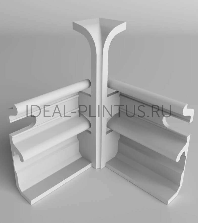 Ideal — Угол внутренний Фур.Classic Soft-80 Венге 10 шт/уп (КлсСофт80 226 ВНГ) 02 В)