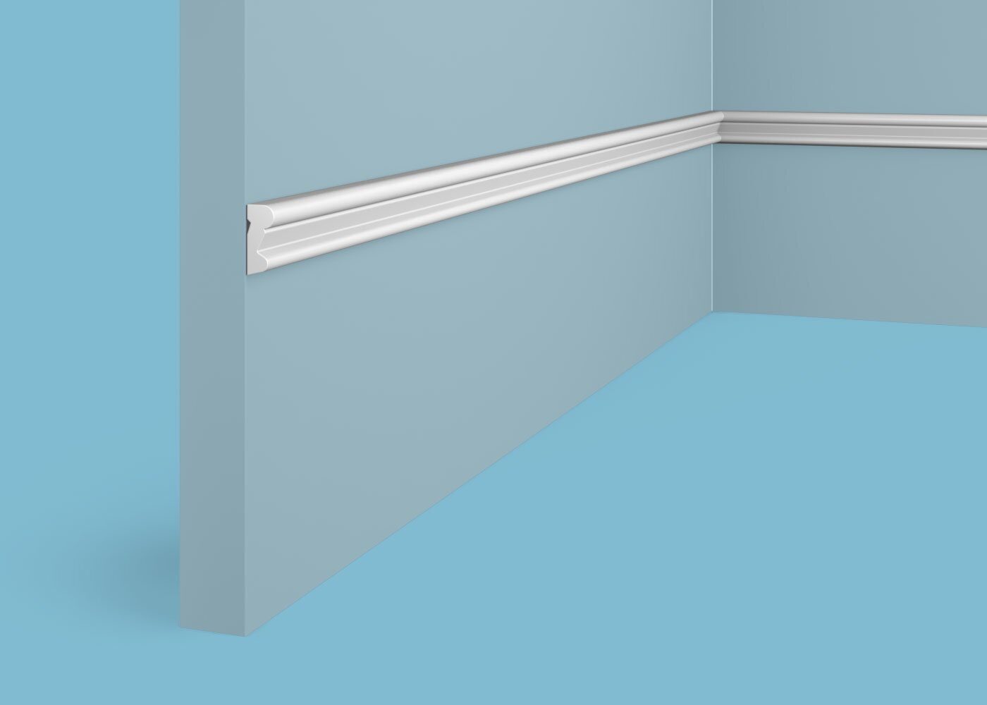 Ideal — Молдинг Cosca MX003, 19x8x2000мм, Экополимер (Молдинг ударопрочный)