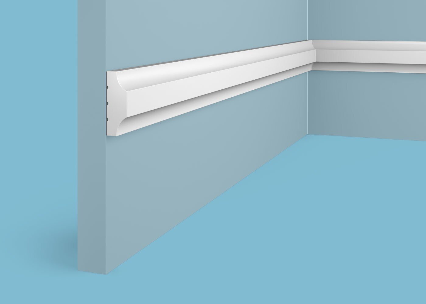 Ideal — Молдинг Cosca MX011, 40x14x2000мм, Экополимер (Молдинг ударопрочный)