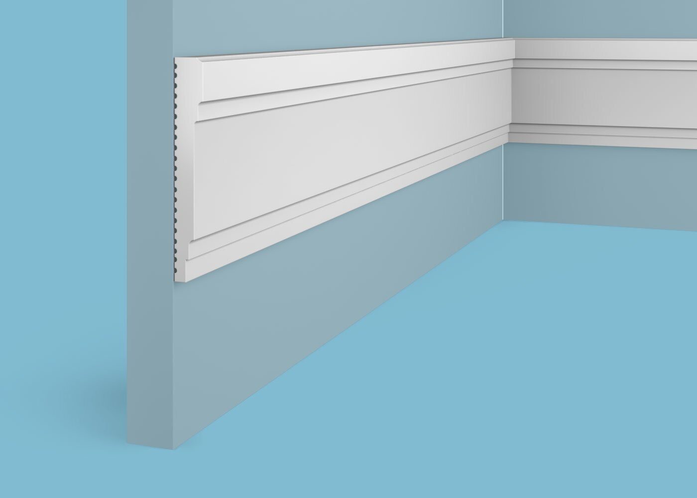 Ideal — Молдинг Cosca MX028, 85x12x2000мм, Экополимер (Молдинг ударопрочный)