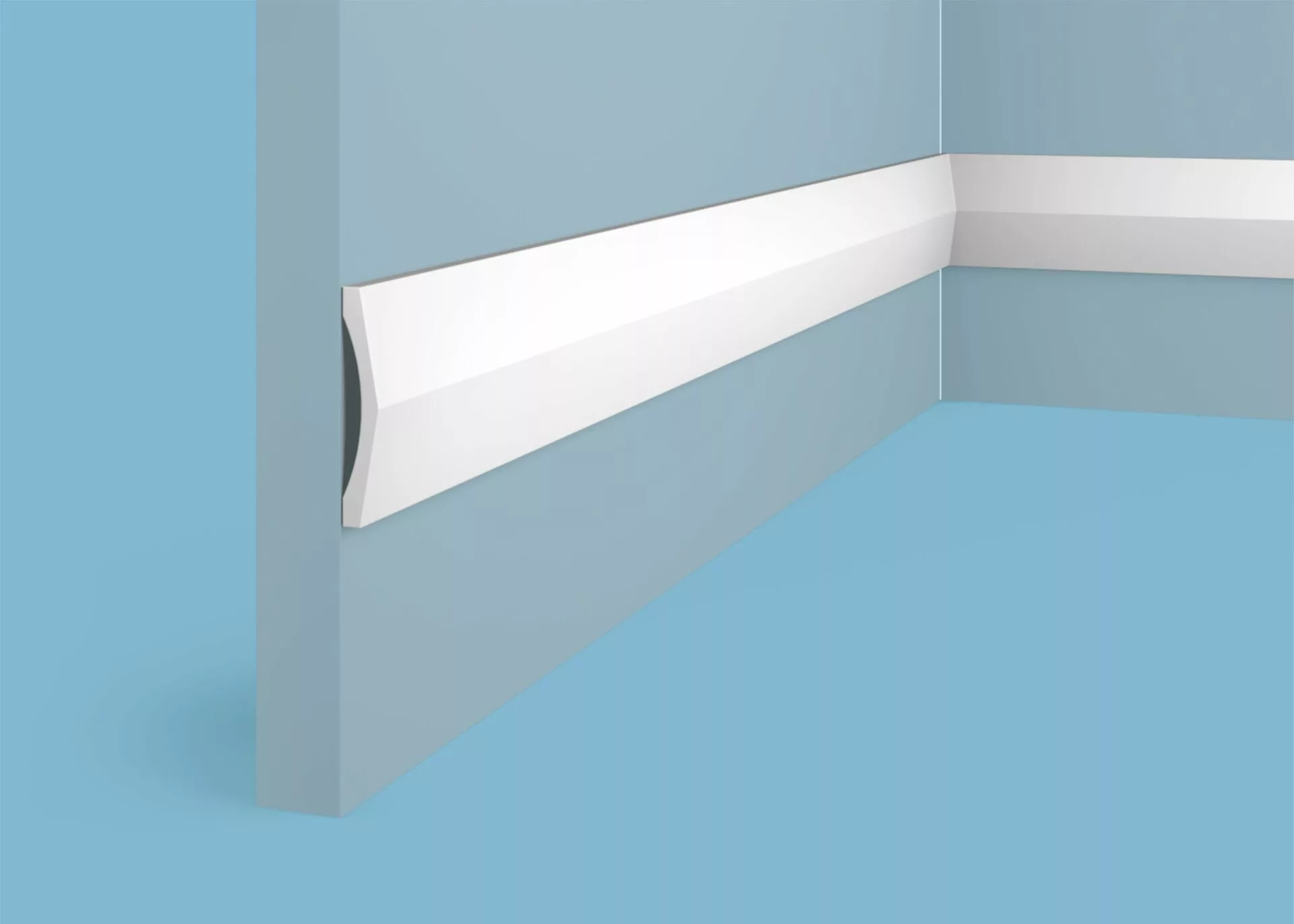 Ideal — Молдинг Cosca MX049, 50x8x2000мм, Экополимер (Молдинг ударопрочный)