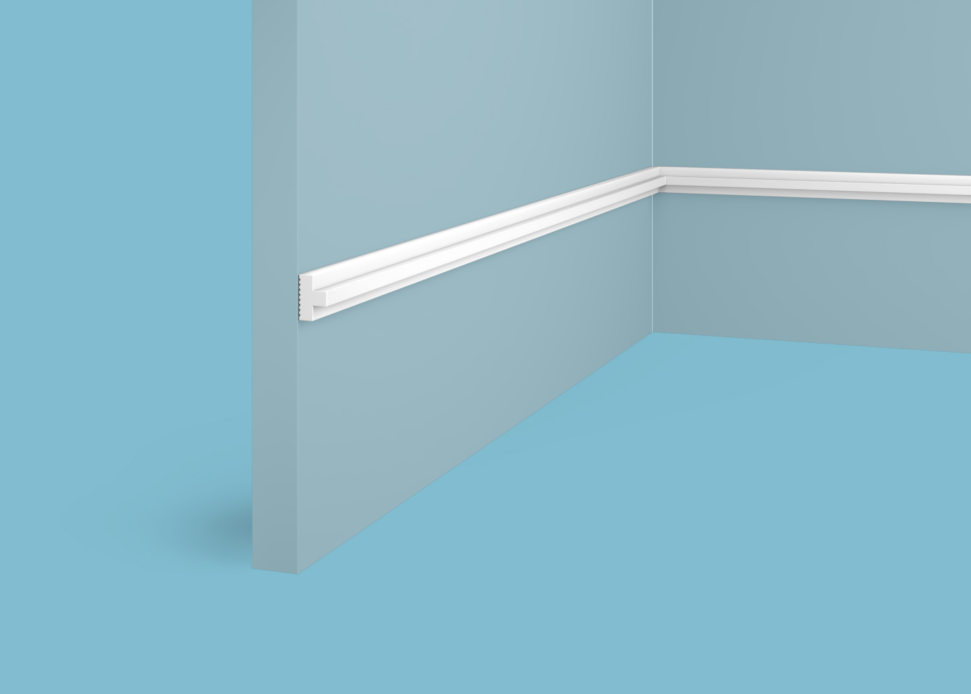 Ideal — Молдинг Cosca MX054, 18x12x2000мм, Экополимер (Молдинг ударопрочный)