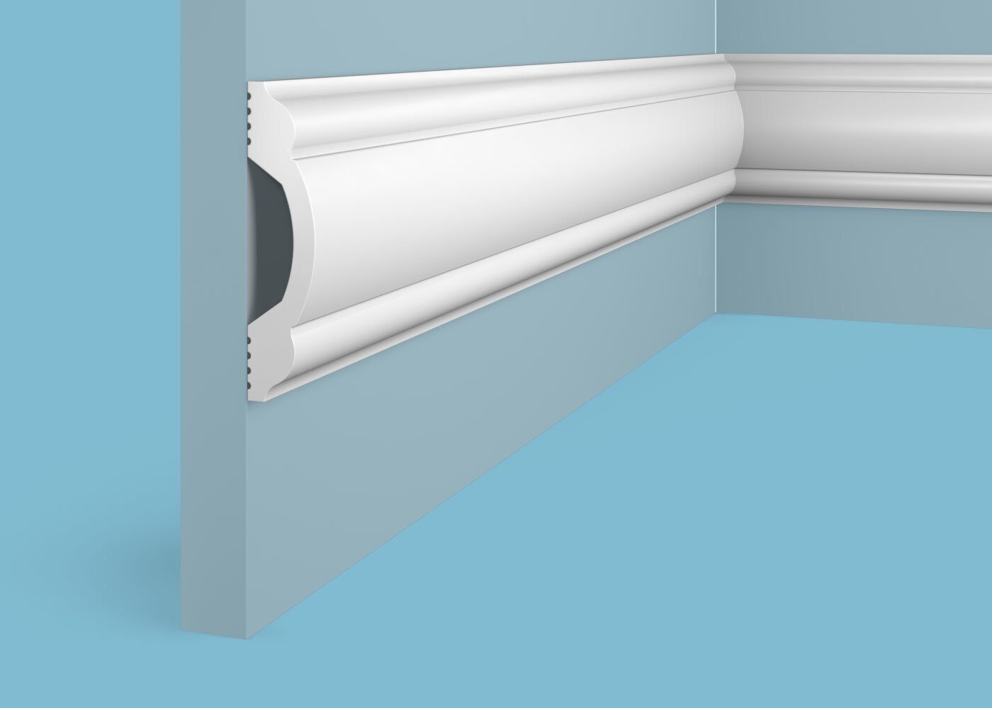 Ideal — Молдинг Cosca MX019, 85x20x2000мм, Экополимер (Молдинг ударопрочный)