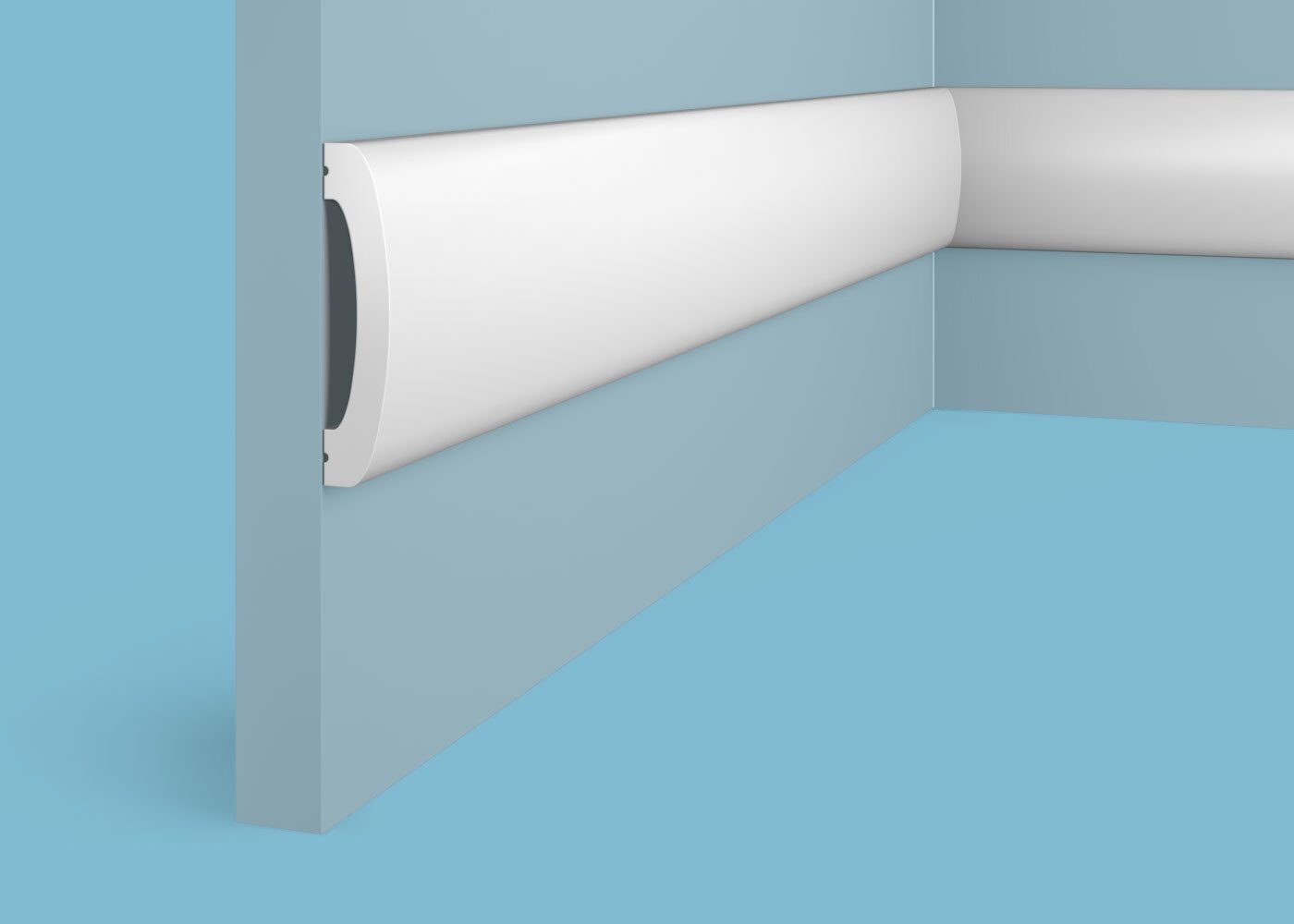 Ideal — Молдинг Cosca MX005, 70x15x2000мм, Экополимер (Молдинг ударопрочный)