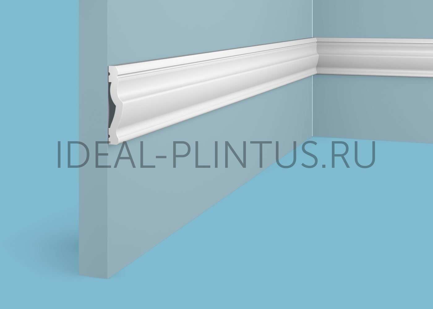 Ideal — Молдинг Cosca MX023, 48x10x2000мм, Экополимер (Молдинг ударопрочный)