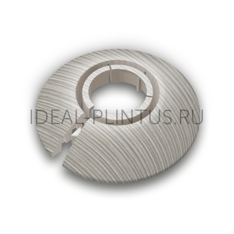 Ideal — Обвод для Труб IDEAL Универсальный Ø16-22мм Идеал, 253 Ясень серый