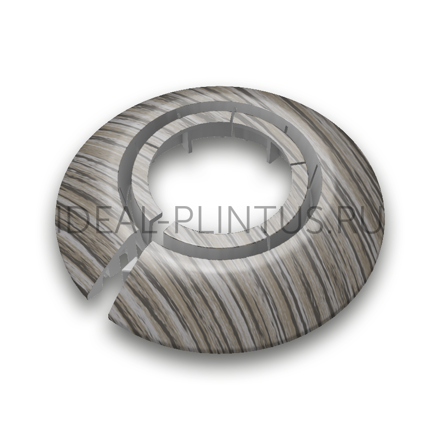 Ideal — Обвод для Труб IDEAL Универсальный Ø25-34мм Идеал, 296 Орех серый