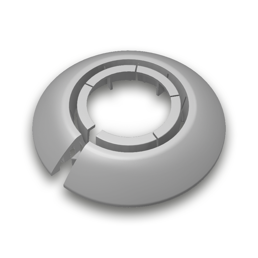 Ideal — Обвод для Труб IDEAL Универсальный Ø25-34мм Идеал, 081 Серебристый