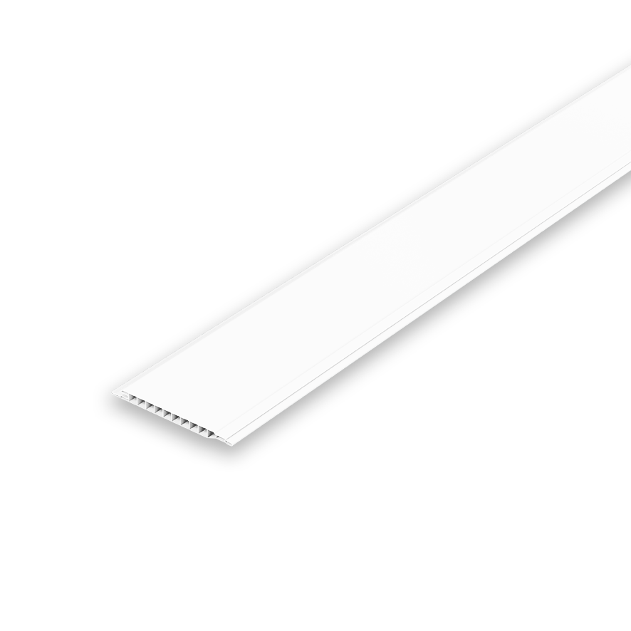 Ideal — Панель потолочная односекционная Идеал Ламини, 100мм 3.0м, 001 Белый (100x8x3000мм)