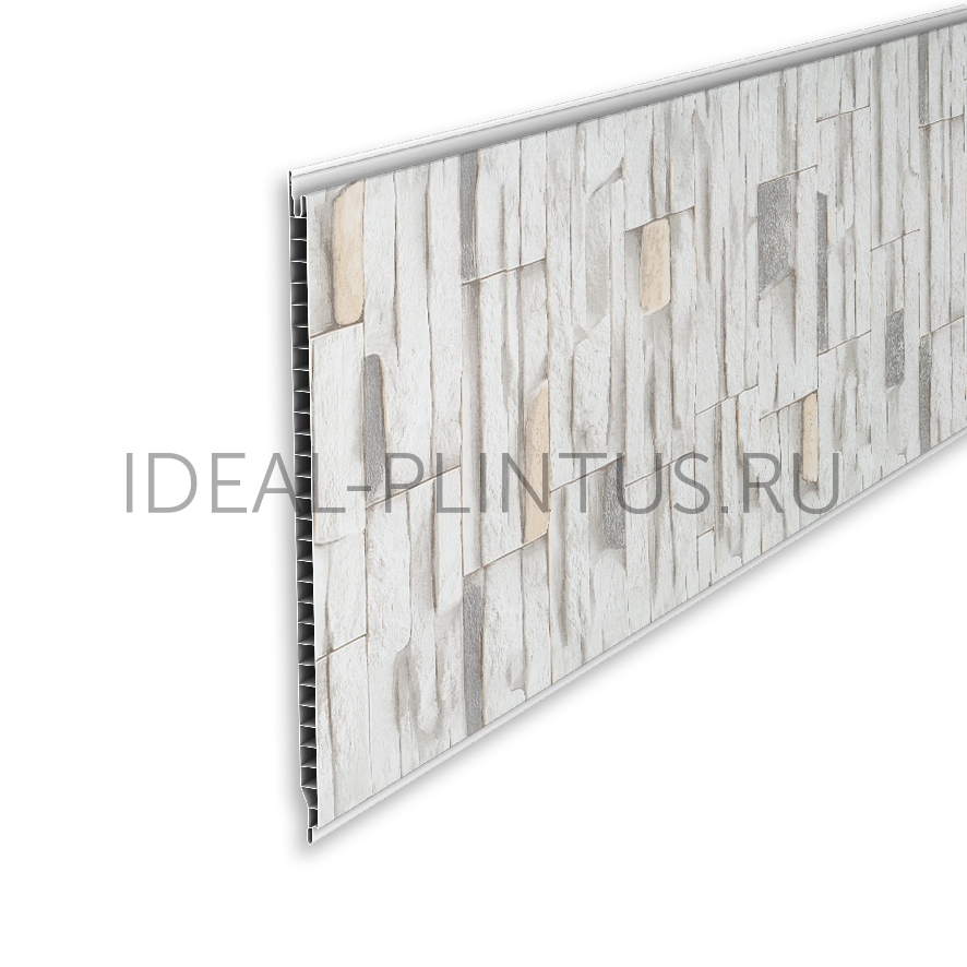 Ideal — Панель стеновая Идеал Ламини 250мм 2.7м, 182 Сланец светло-серый (250x8x2700мм)