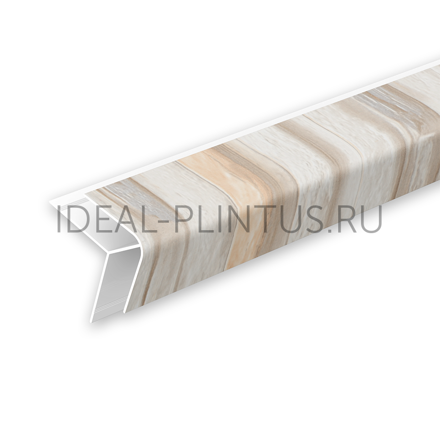 Ideal — Угол наружный для панелей Идеал Ламини, 8мм 2.7м, 183 Сланец светло-бежевый