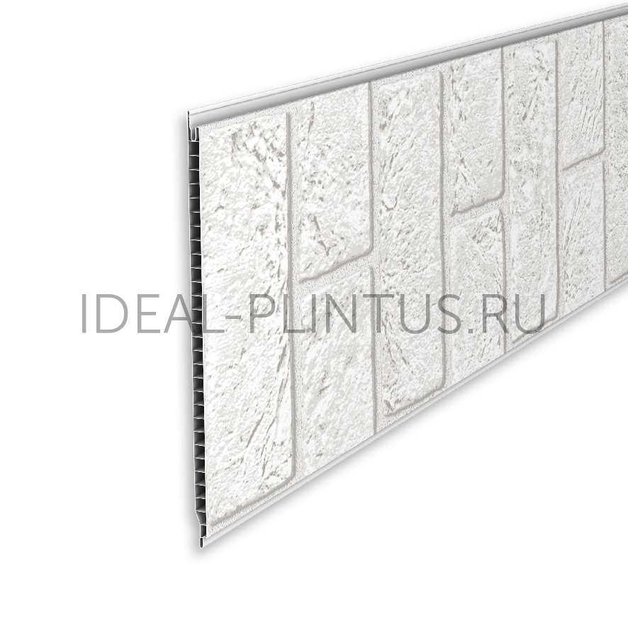 Ideal — Панель стеновая Идеал Ламини 250мм 2.7м, 191 Кирпич серый (250x8x2700мм)