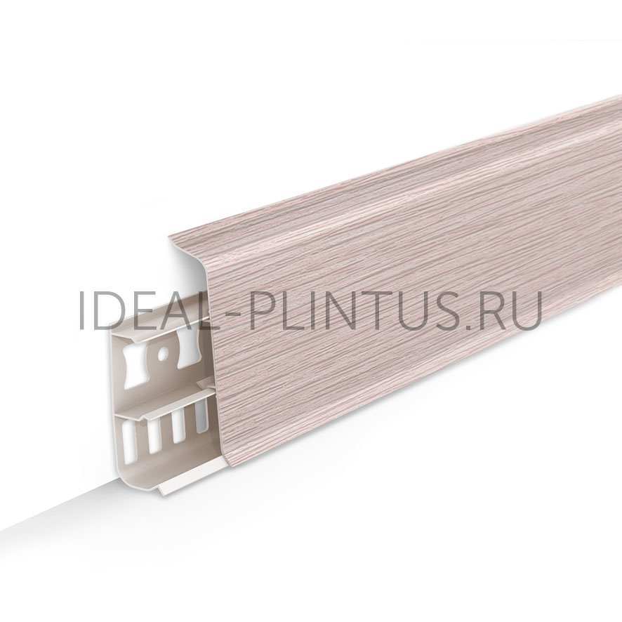 Ideal — Напольный пластиковый плинтус пвх Деконика D70 274 Сосна северная (ideal Deconika 70х21х2200 мм)