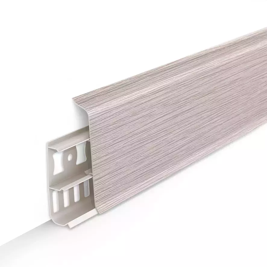 Ideal — Напольный пластиковый плинтус пвх Деконика D85 274 Сосна северная (ideal Deconika 85х21х2200 мм)