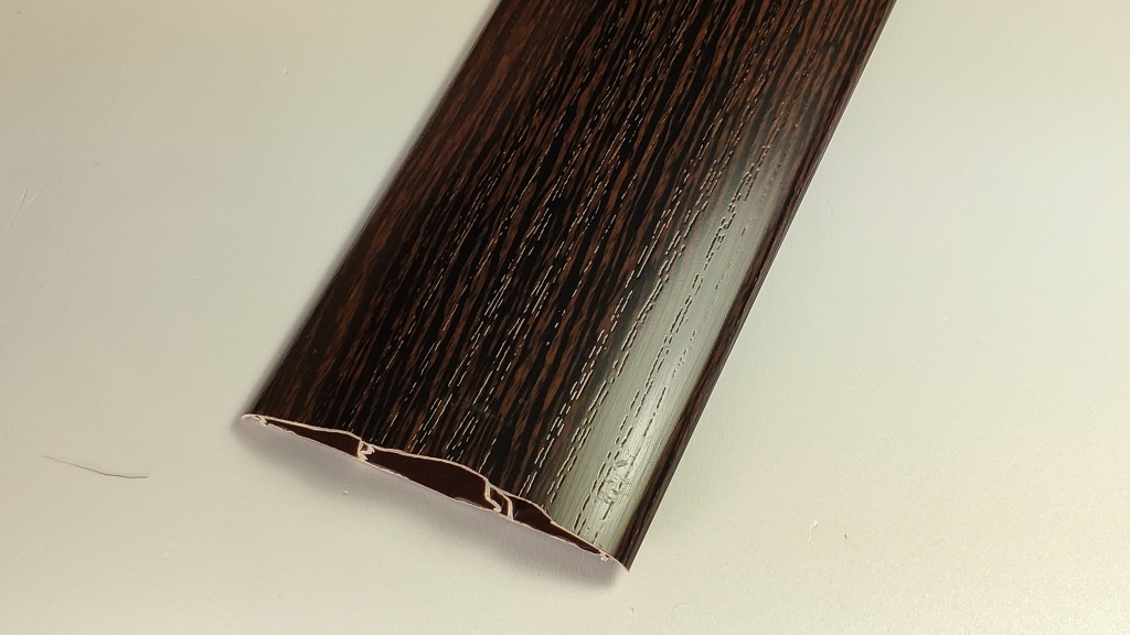 Ideal — Наличник с кабель-каналом Идеал 70х12х2200 мм. 301 Венге