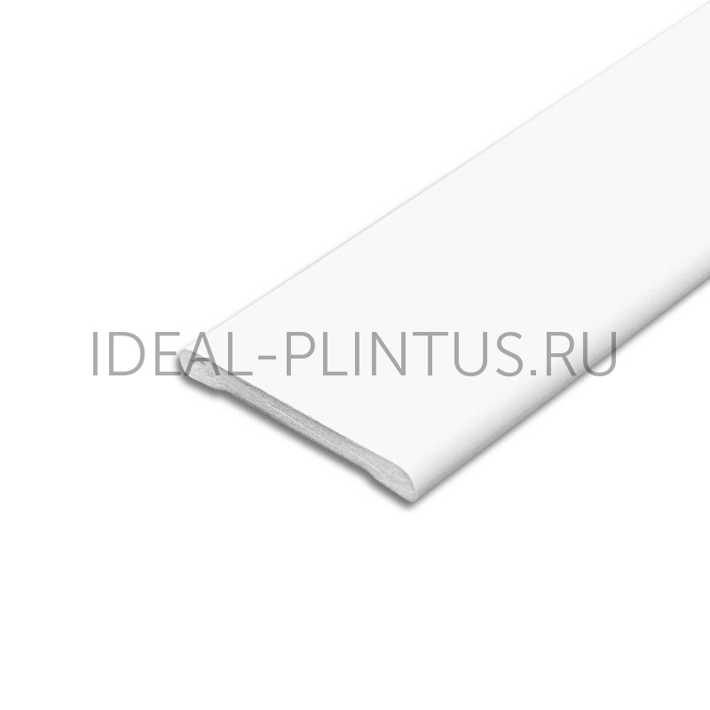 Ideal — Наличник IDEAL пластиковый вспененный 70х9х2200 мм. 001 Белый