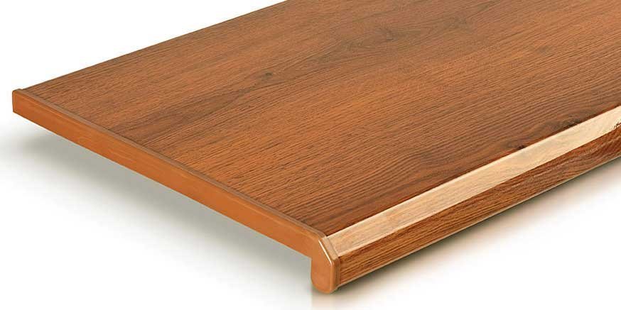 Ideal — Цветной пластиковый подоконник Лалберо дель Оро матовый