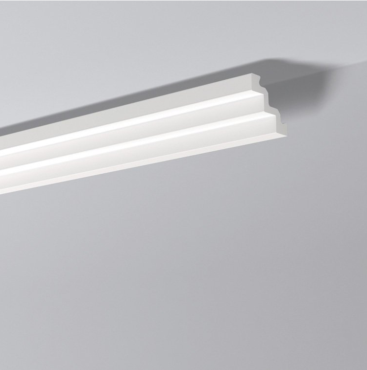 Ideal — Потолочный плинтус из пенополистирола ST3  75x75x2000 мм. NMS