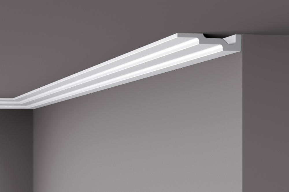 Ideal — Потолочный плинтус из пенополистирола 30x120x2000 мм. NMS
