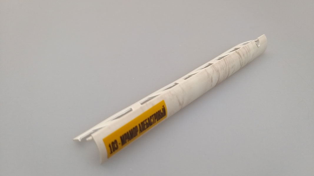 Ideal — Раскладка внутренняя для плитки 10 мм. Идеал 103 Мрамор алебастровый