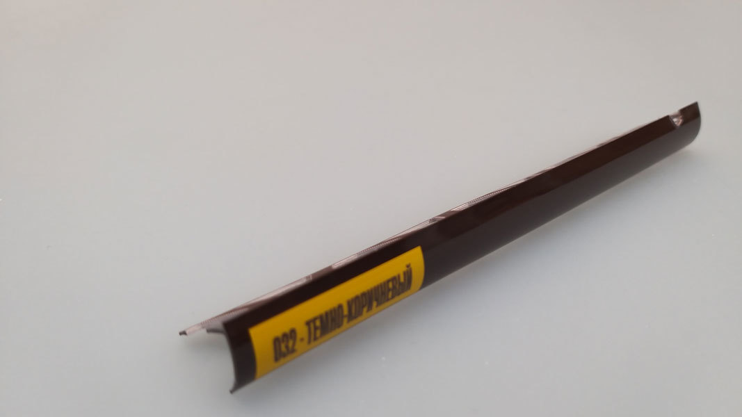 Ideal — Раскладка наружная для плитки 10 мм. Идеал-032 Темно-коричневый