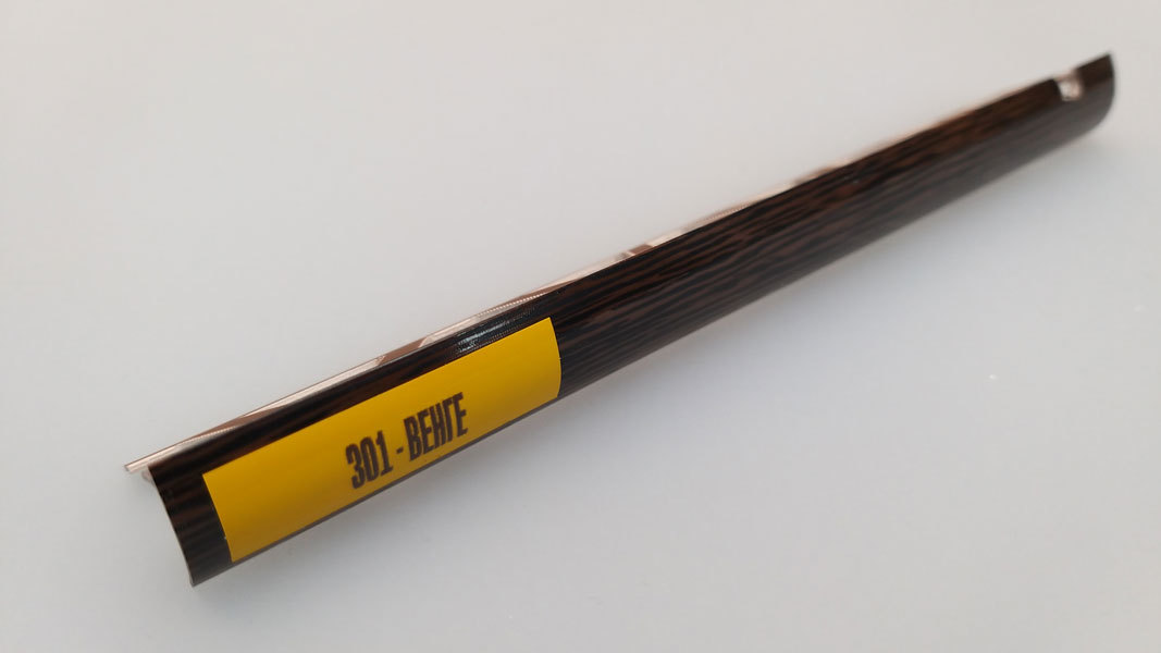 Ideal — Раскладка наружная для плитки 10 мм. Идеал-301 Венге