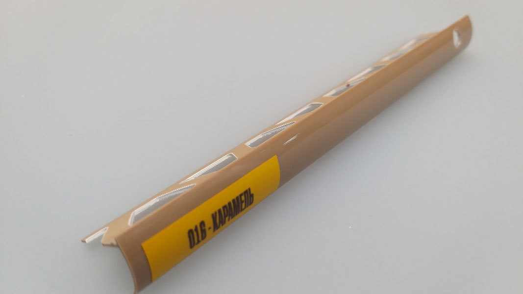 Ideal — Раскладка наружная для плитки 8 мм. Идеал 016 Карамель