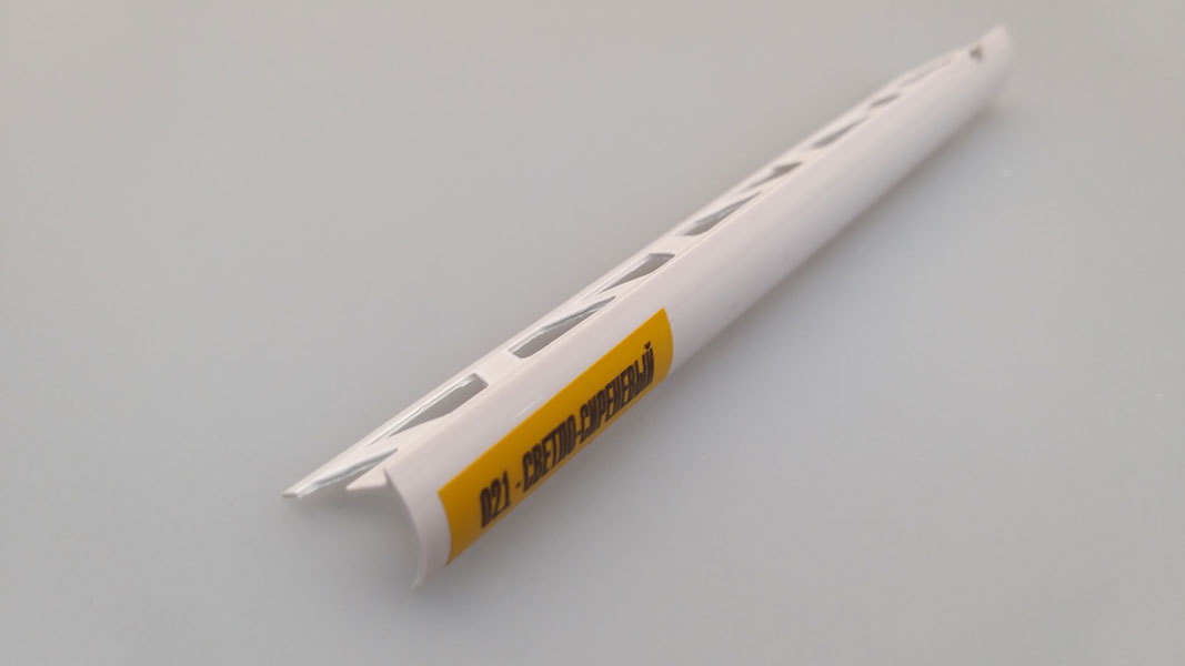 Ideal — Раскладка наружная для плитки 8 мм. Идеал 021 Светло-сиреневый