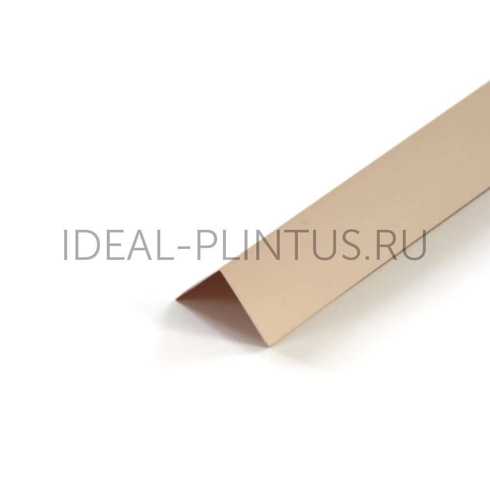 Ideal — Угол пластиковый Идеал 15х15х2700 мм. 008 Слоновая кость