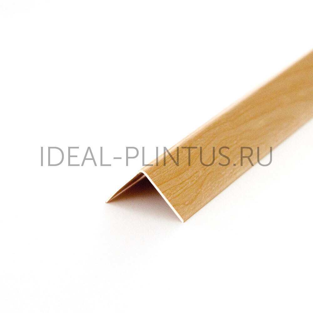 Ideal — Угол пластиковый Идеал 15х15х2700 мм. 261 Клен