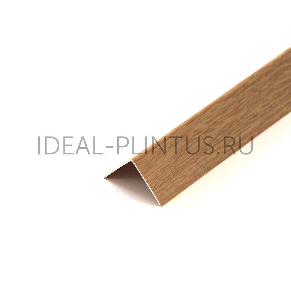 Ideal — Угол пластиковый Идеал 15х15х2700 мм. 201 Дуб