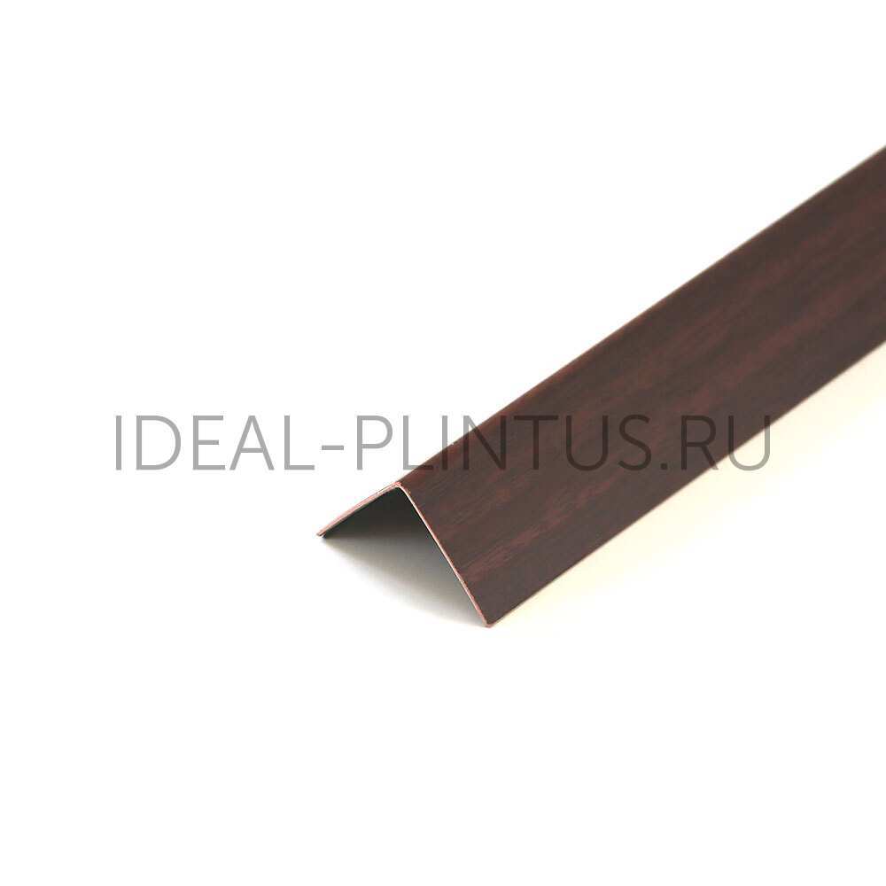 Ideal — Угол пластиковый Идеал 15х15х2700 мм. 346 Махагон