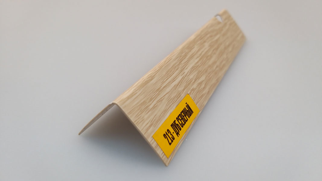 Ideal — Угол пластиковый Идеал 25х25х2700 мм. 213 Дуб северный