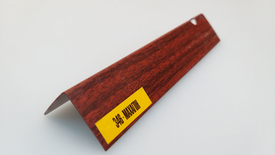 Ideal — Угол пластиковый Идеал 25х25х2700 мм. 346 Махагон