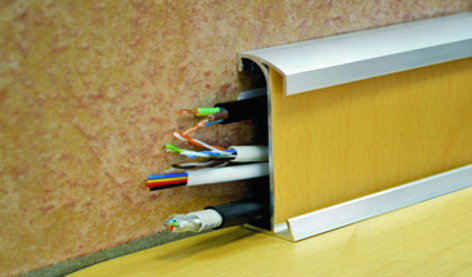 Ideal — ПЛК плинтус алюминиевый под линолеум и ковролин Пластал