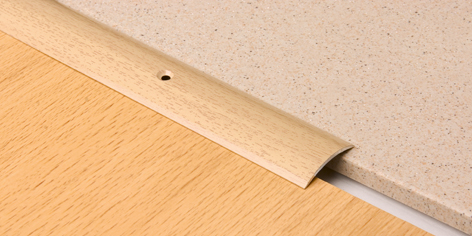 Ideal — Порог алюминиевый А30 Пластал Серебро матовое