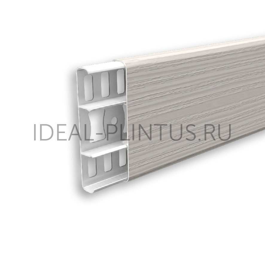 Ideal — Наличник Деконика с К/Б 70х12х2200 мм. 255 Ясень бьянко