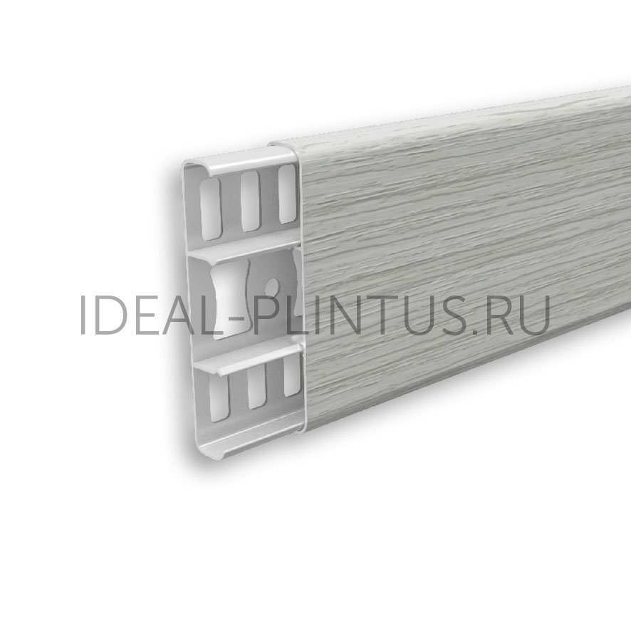 Ideal — Наличник Деконика с К/Б 70х12х2200 мм. 253 Ясень серый