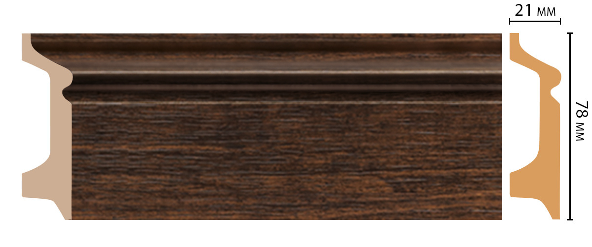 Ideal — Плинтус напольный DECOMASTER D122-966ДМ (78*21*2400мм)