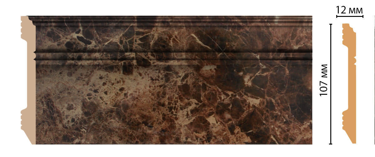 Ideal — Плинтус напольный DECOMASTER D105-713ДМ (107*12*2400мм)