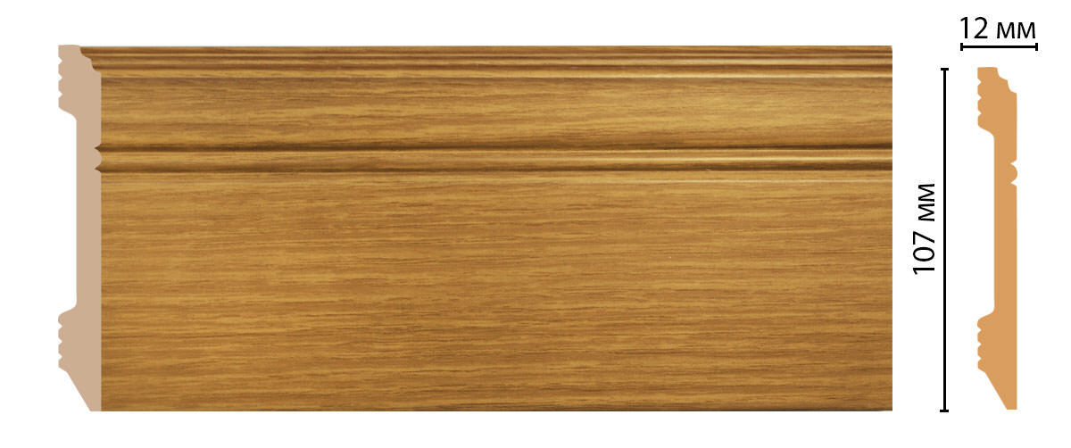 Ideal — Плинтус напольный DECOMASTER D105-73ДМ (107*12*2400мм)