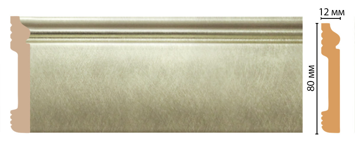 Ideal — Плинтус напольный DECOMASTER D005-373ДМ (79*13*2400мм)