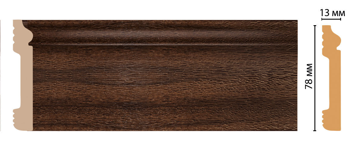 Ideal — Плинтус напольный DECOMASTER D005-438ДМ (79*13*2400мм)