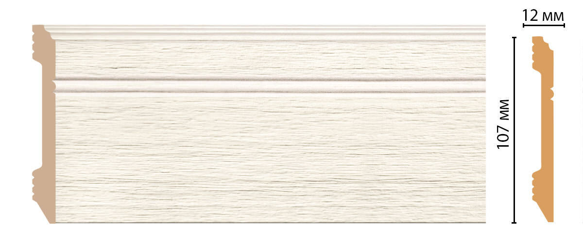 Ideal — Плинтус напольный DECOMASTER D105-70ДМ (107*12*2400мм)