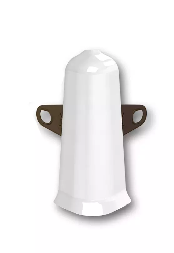 Ideal — Наружный угол Деконика D70 1 шт. белый глянец 001-g