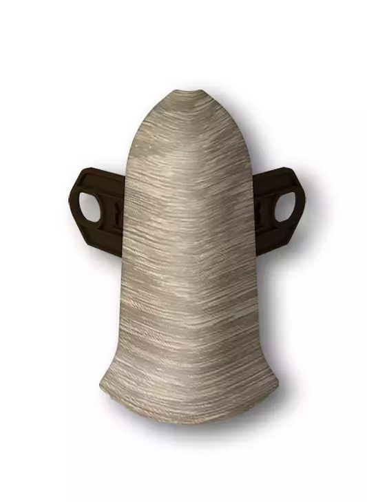 Ideal — Наружный угол Классик 70 мм. 1 шт. дуб мокко 208