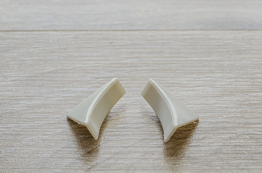 Ideal — Заглушка для столешницы (пара) Идеал мрамор белый 101