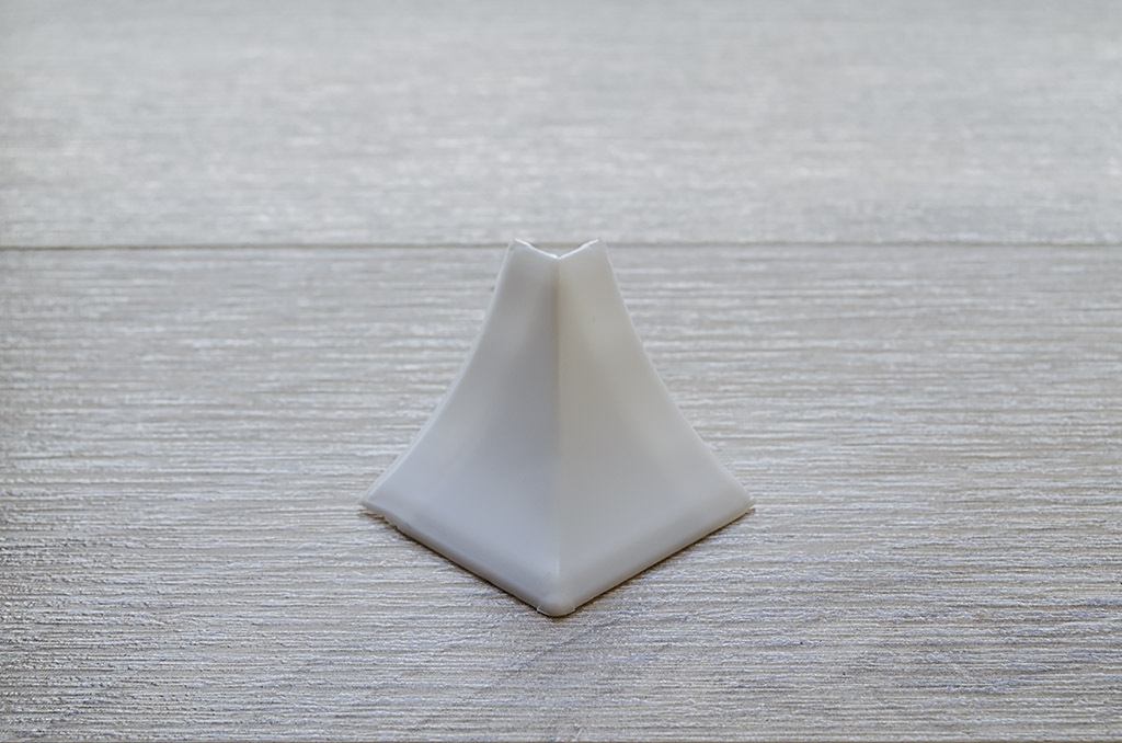 Ideal — Наружный угол для столешницы Идеал белый 001